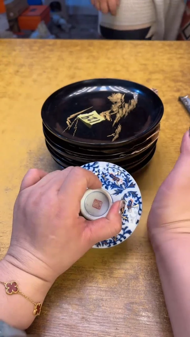 瓷器瓷器瑕疵破破129六件