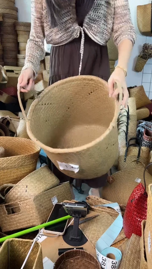 草编草编包/草编收纳盒微瑕疵