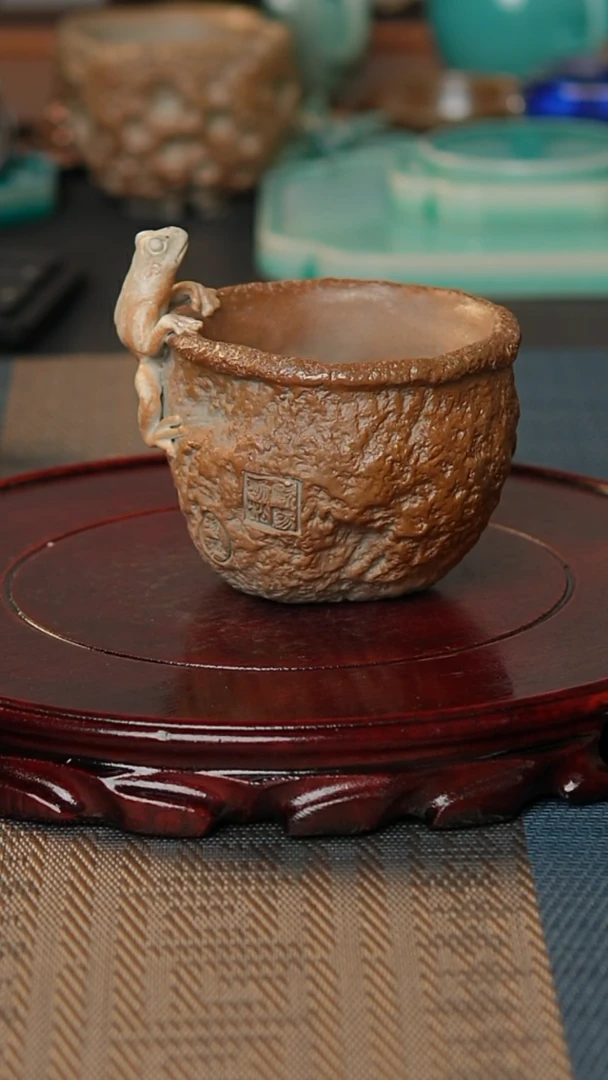 牙舟张之陶手搓杯001