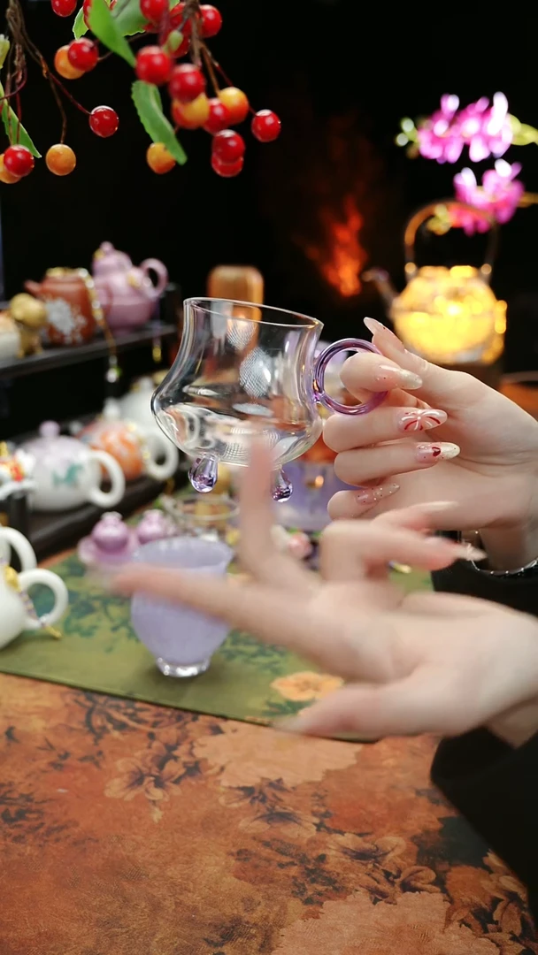 【闪购商品】紫色三足主人杯110cc@@@@
