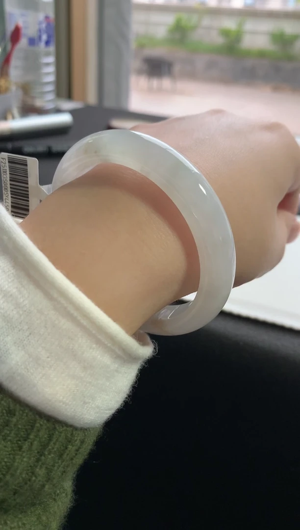 未镶嵌手镯翡翠57.8正圈买断Y4450