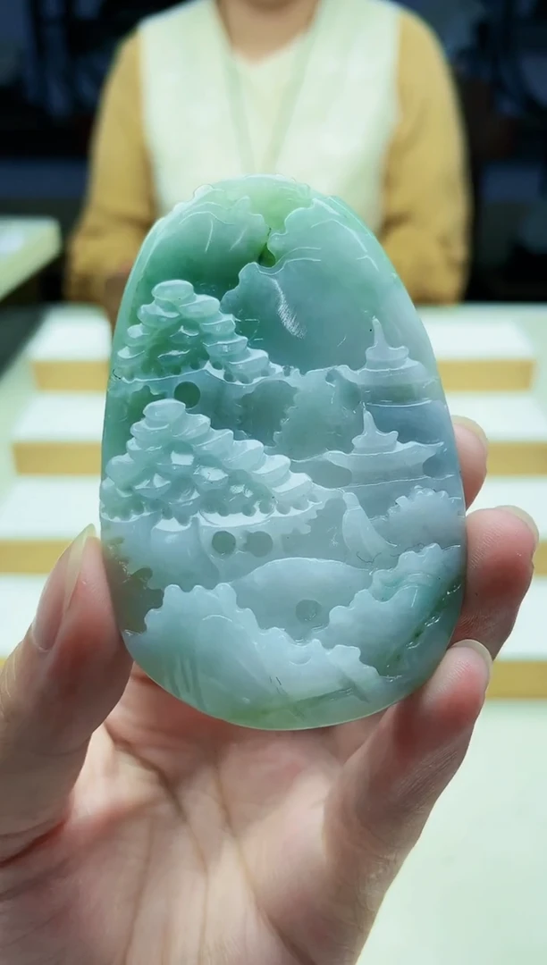 颈饰未镶嵌翡翠09260314