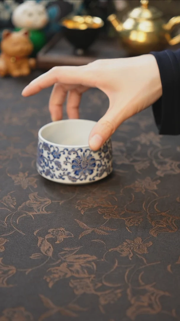 杯景德镇陶瓷杯碗柴烧多人