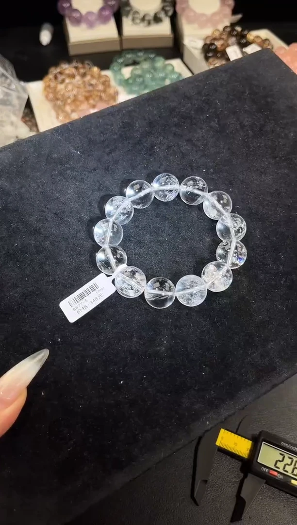 未镶嵌手链水晶多样性发一白阿塞16mm