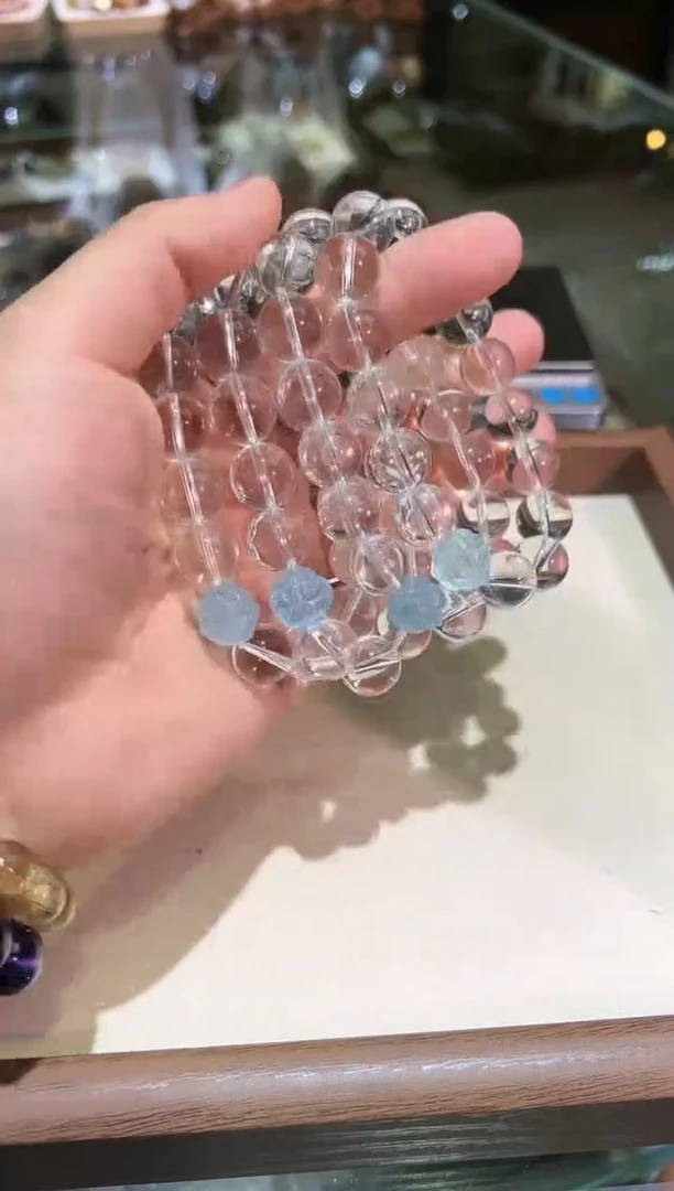 水晶手链未镶嵌13mm+露丝同款DIY（多样性发一）