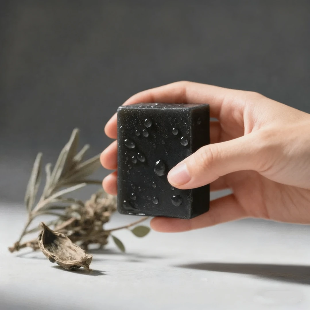 【国货正品】侧伯叶墨早莲五黑养发皂