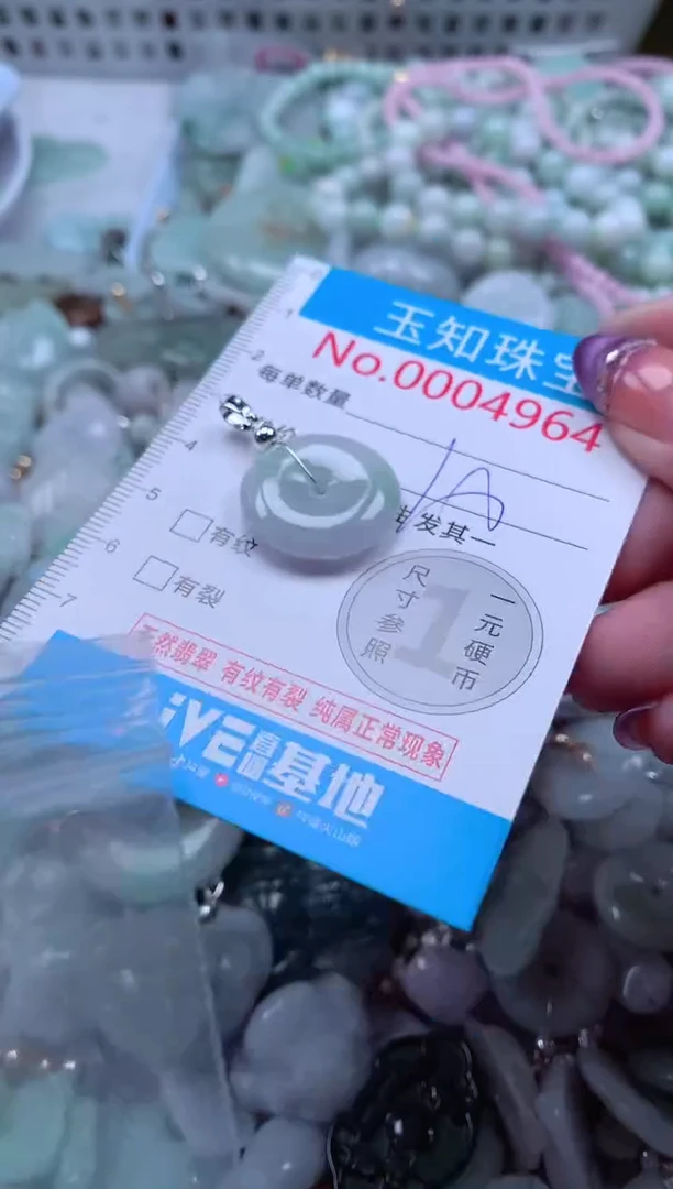 翡翠未镶嵌吊坠(不含链)4964