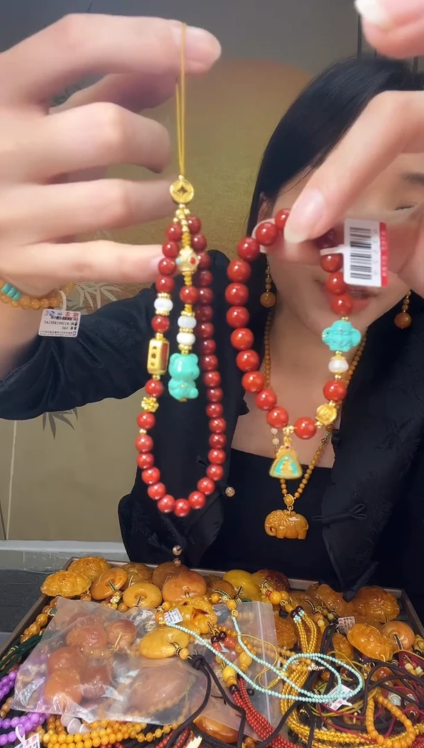 【闪购商品】玛瑙/玉髓颈饰未镶嵌A0099套装