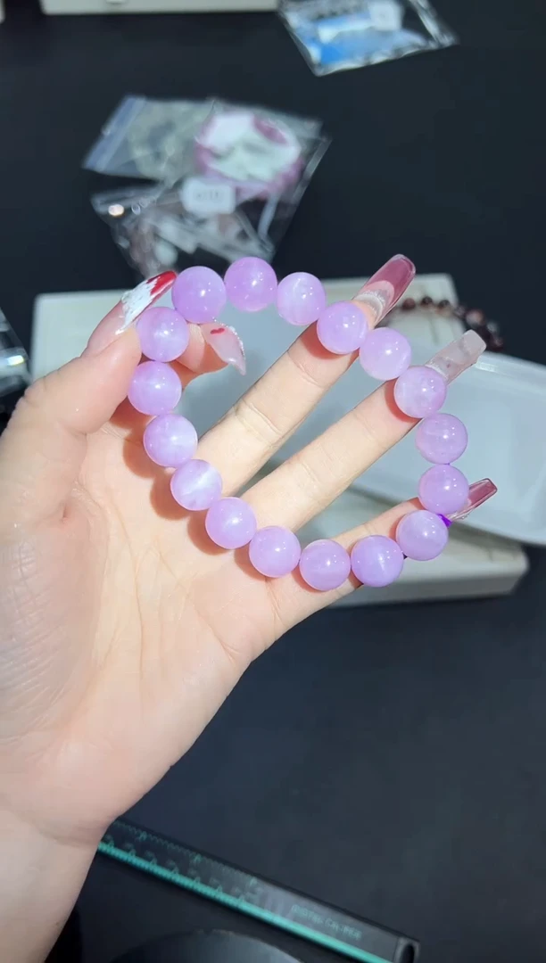 【闪购商品】锂辉石手串未镶嵌11e多样性发其一/1条默认微瑕