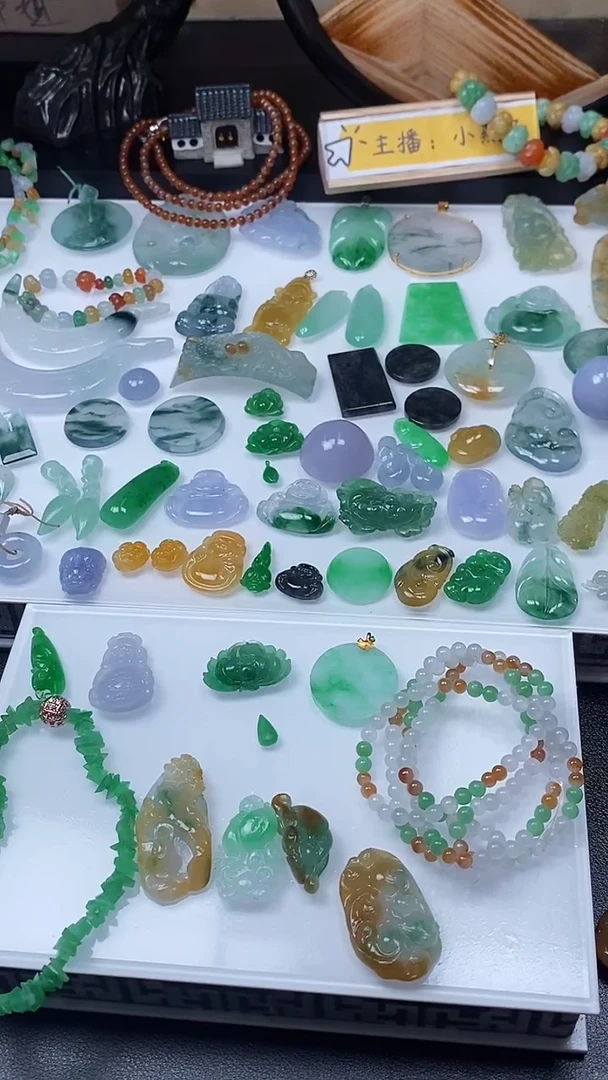 定制翡翠未镶嵌清*A批量货不挑选发其一//