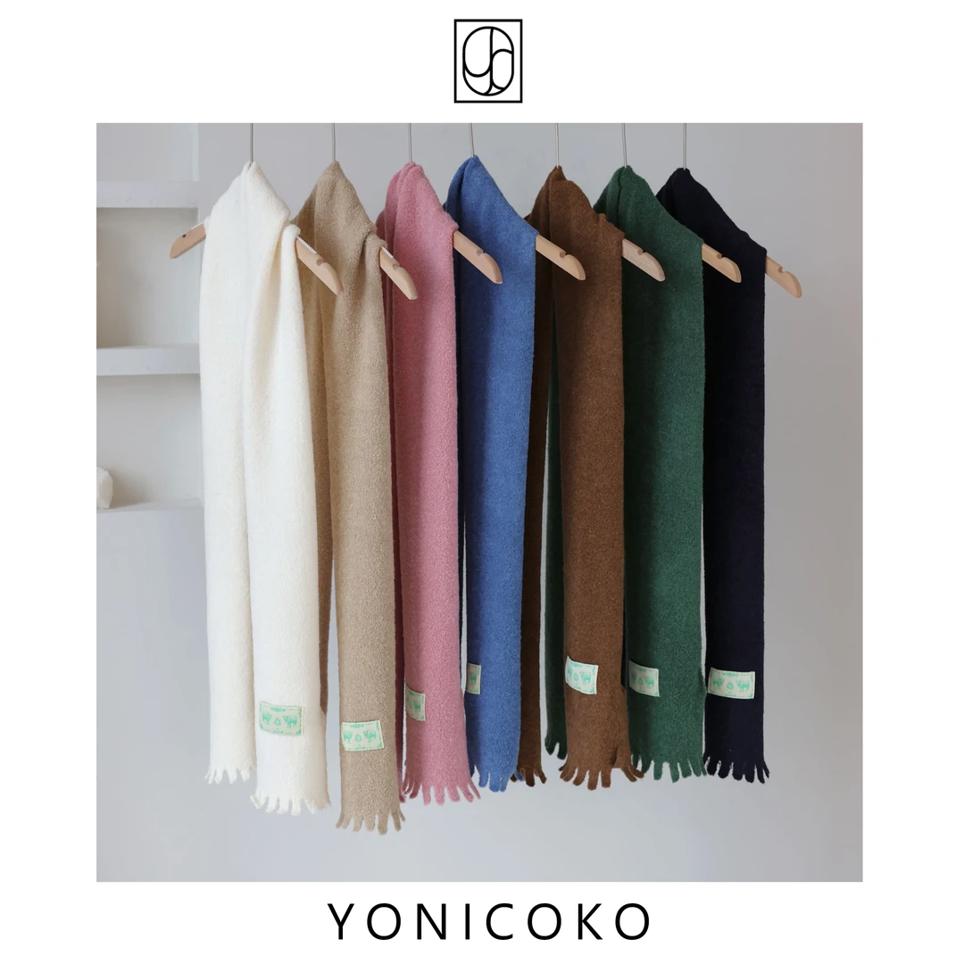 【软糯围巾】七色百搭针织围巾保暖休闲圈圈纱时尚围脖