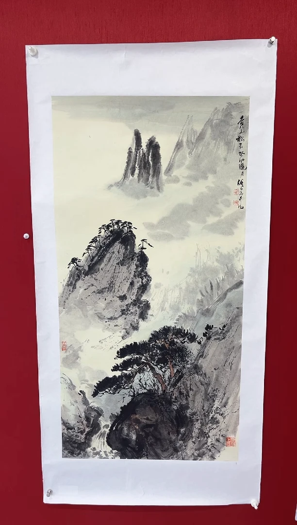 国画傅云石老师画作
