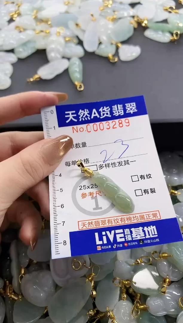 颈饰未镶嵌翡翠天然A货翡翠