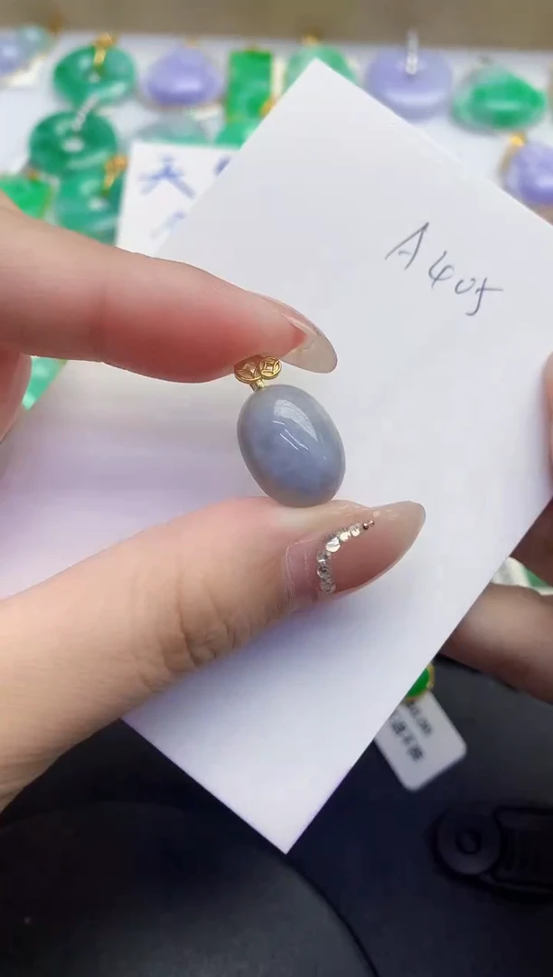 颈饰未镶嵌翡翠缅甸天然翡翠A货