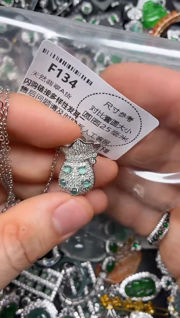 颈饰未镶嵌翡翠F134项链