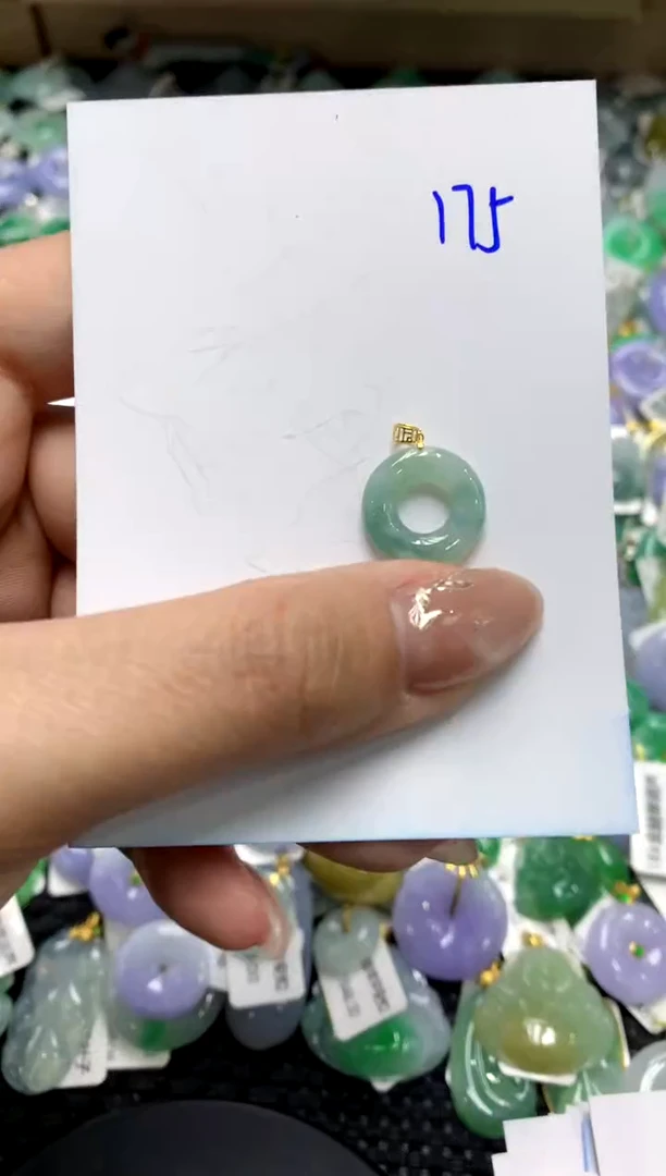 【闪购商品】翡翠颈饰18K金镶嵌111111111