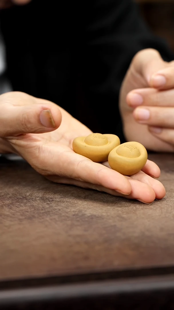 紫砂茶宠紫砂元宝两个