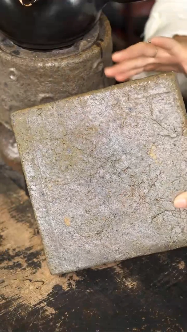 【闪购商品】柴烧的四方垫子复古的