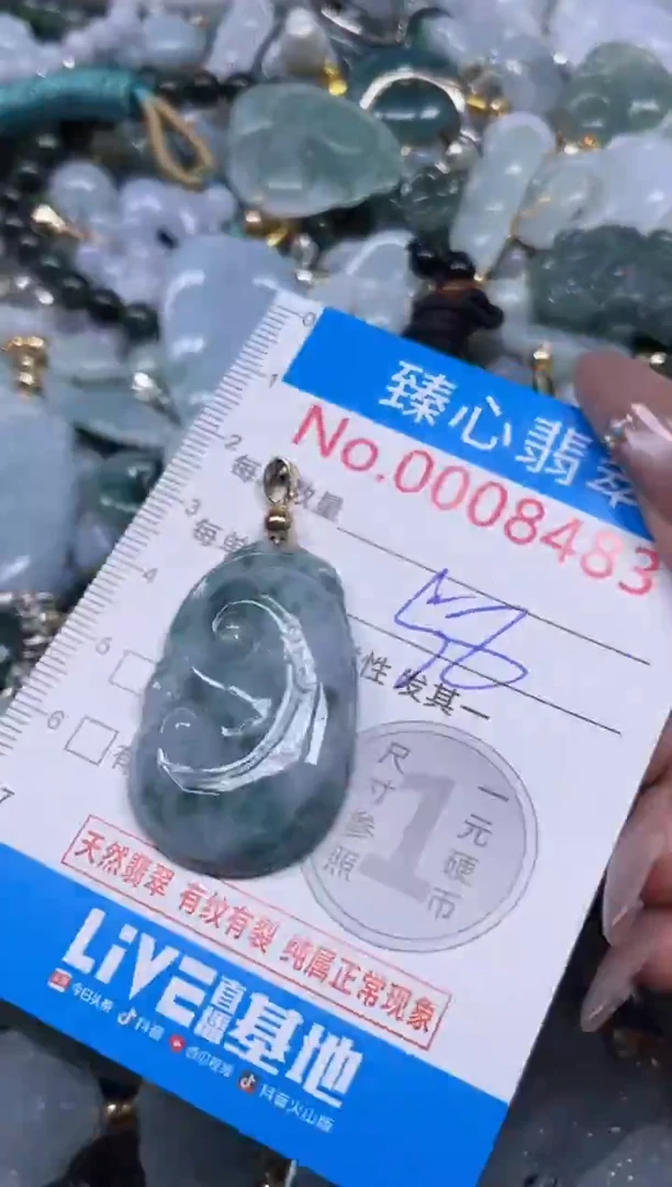 颈饰未镶嵌翡翠8483