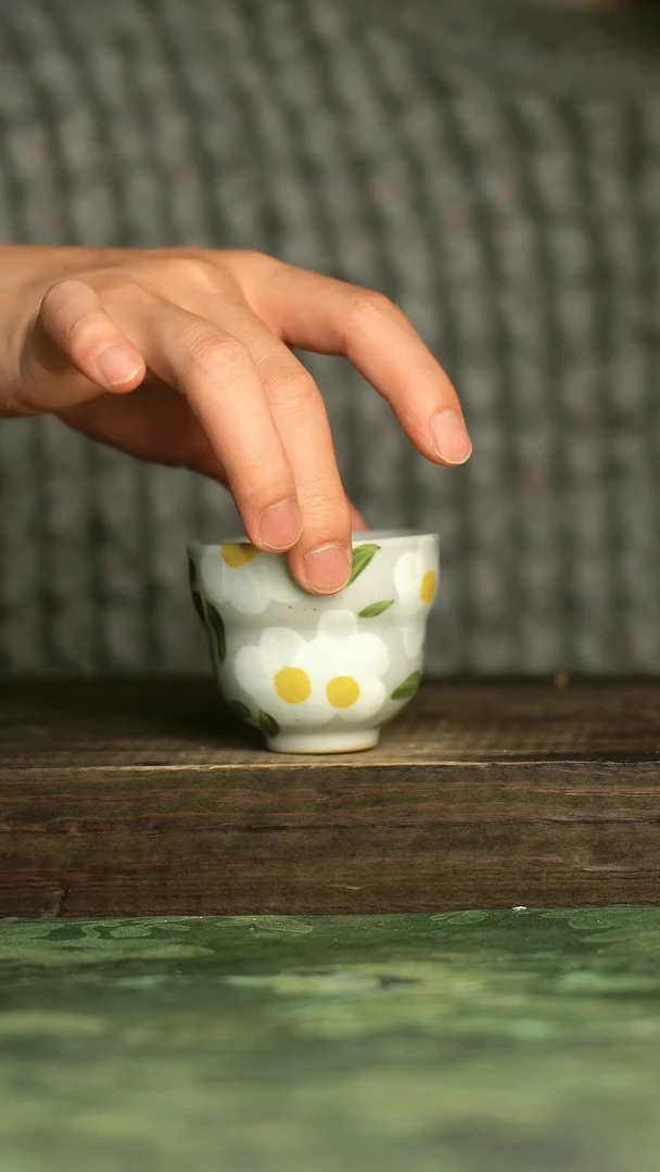 青诗集手工手绘瓷器