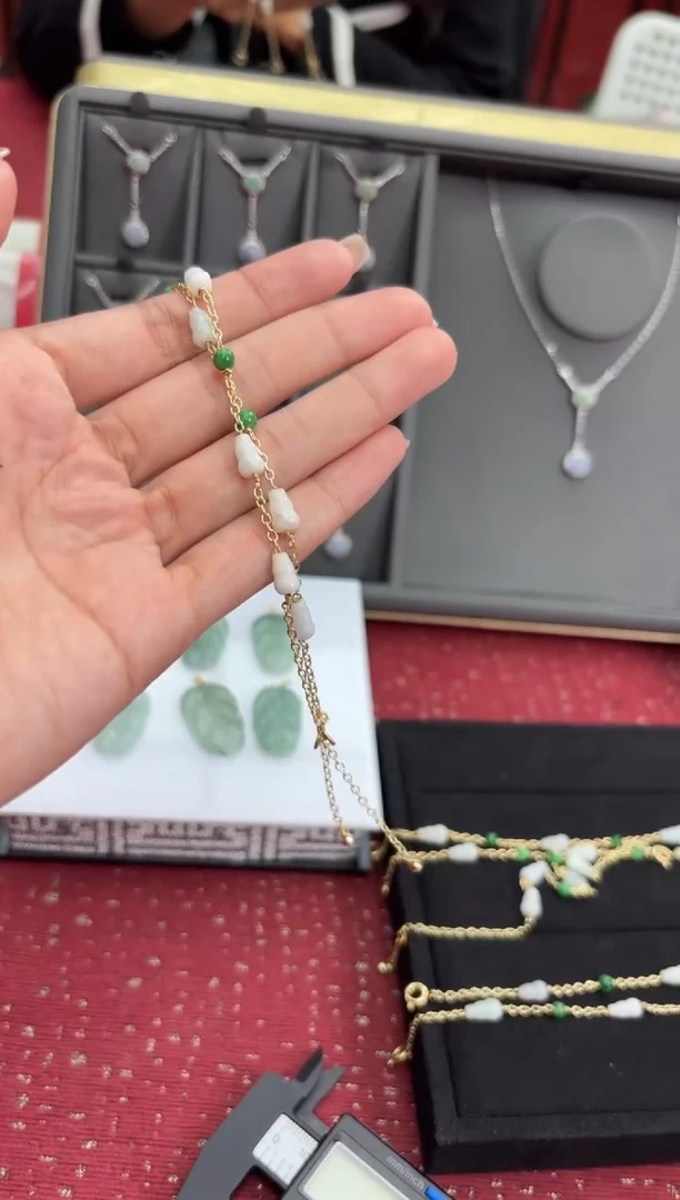 【闪购商品】翡翠手链合金577970/多样性发一件