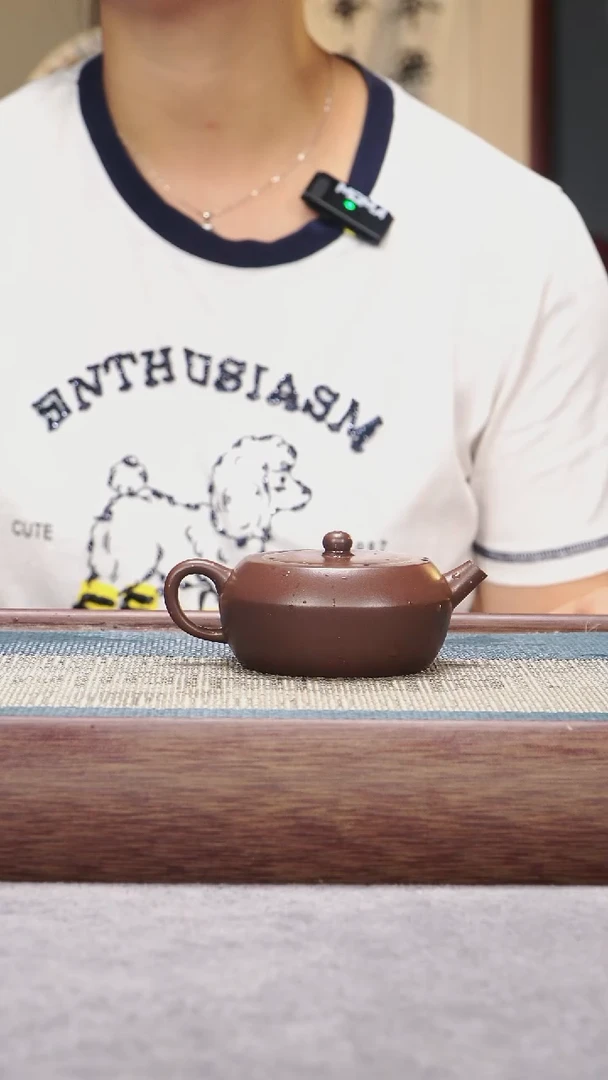 茶壶紫砂老紫泥铺砂巨轮