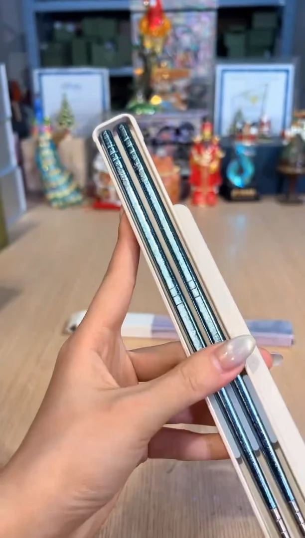 【闪购商品】杯205钛筷子（蓝）