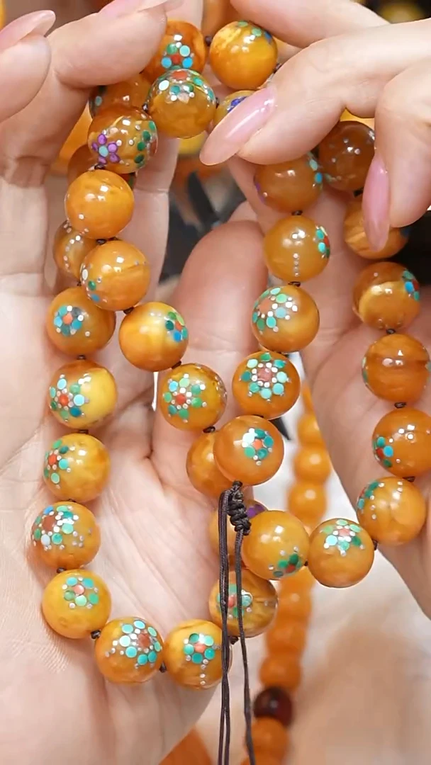 蜜蜡颈饰未镶嵌6325天然蜜蜡珠宝奇石云端妖孽全部保真