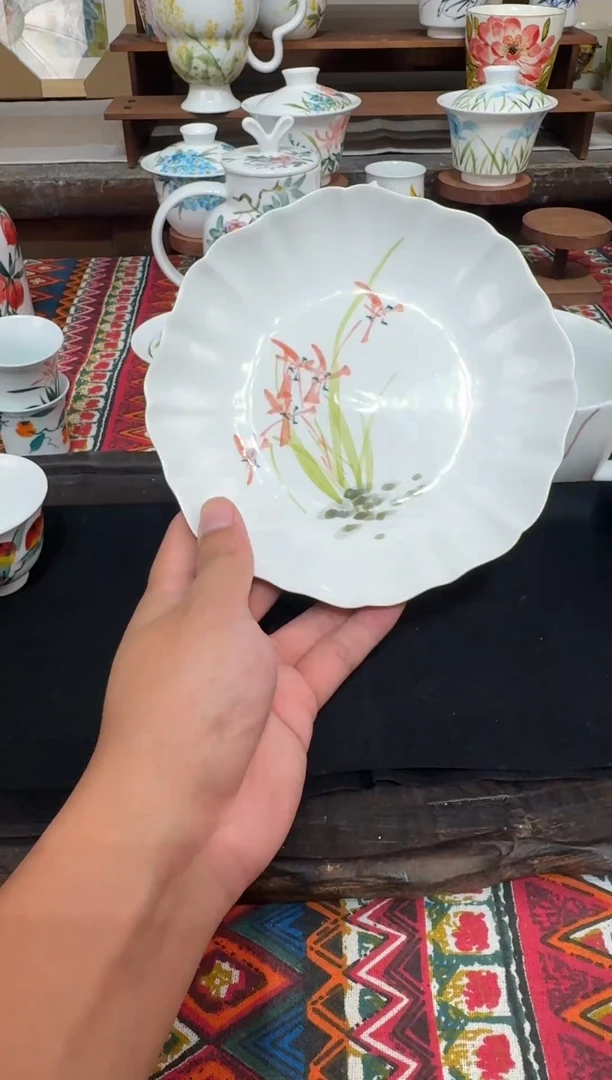 瓷片陶瓷景德镇高温釉下陶瓷清仓浮力价