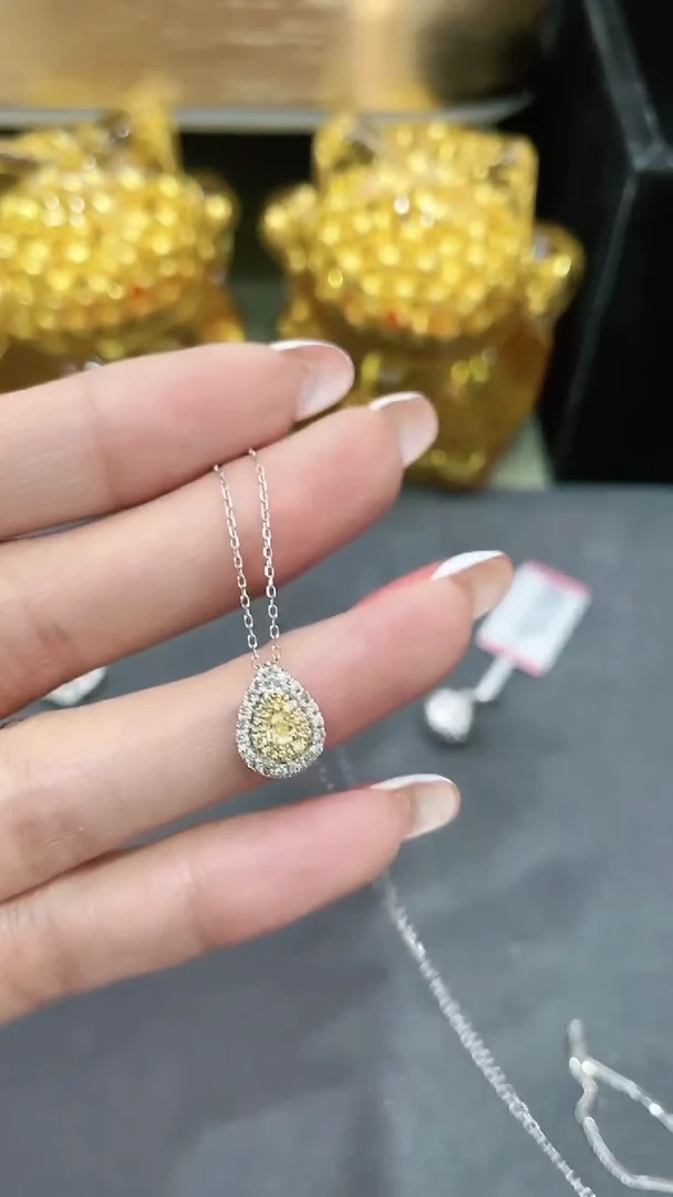 项链18K金镶嵌钻石214234