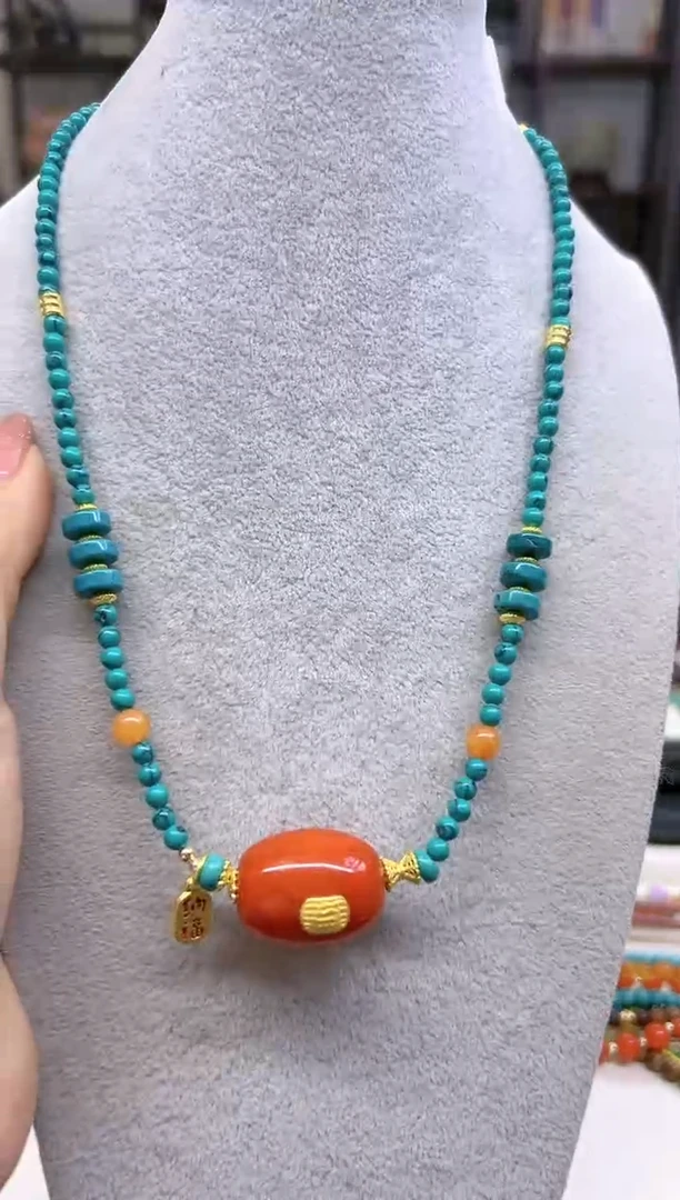 【闪购商品】蜜蜡毛衣链未镶嵌M628