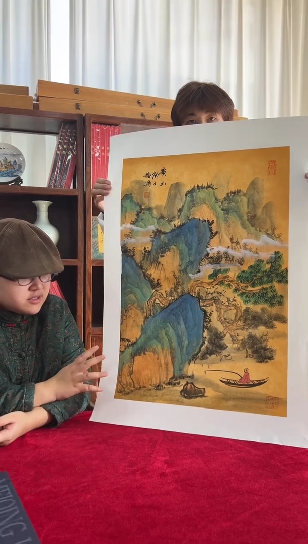 国画梅清老师2.7pc山水作品