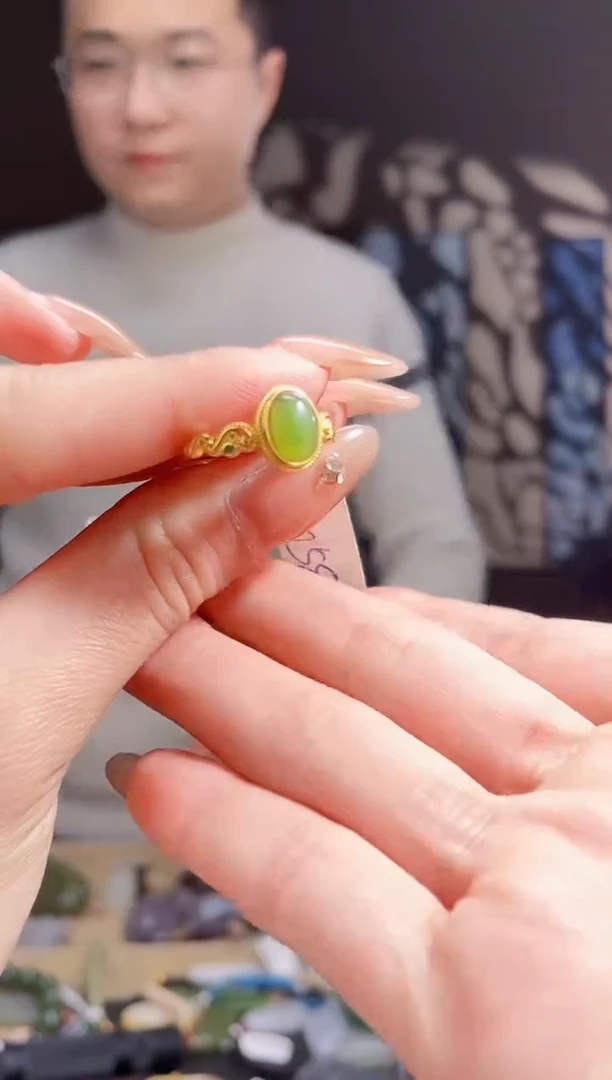 【闪购商品】和田玉挂件银S925镶嵌拍一发一