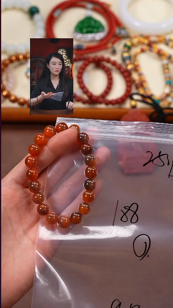 未镶嵌手串南红玛瑙柒禧文玩回血好物