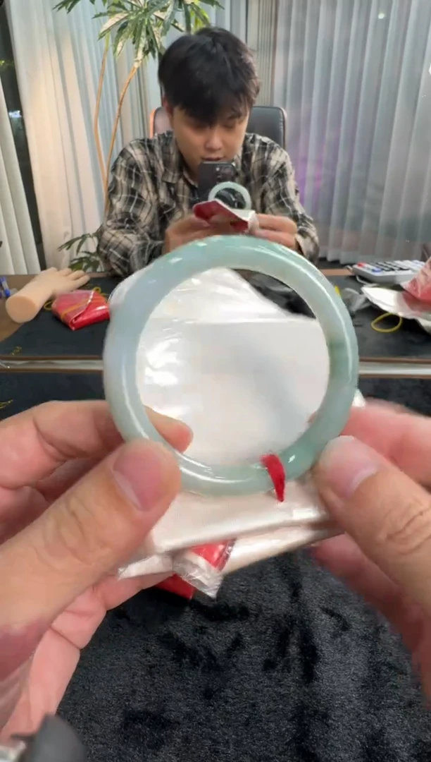 未镶嵌定制翡翠4063毛货不退不换 54-56圈