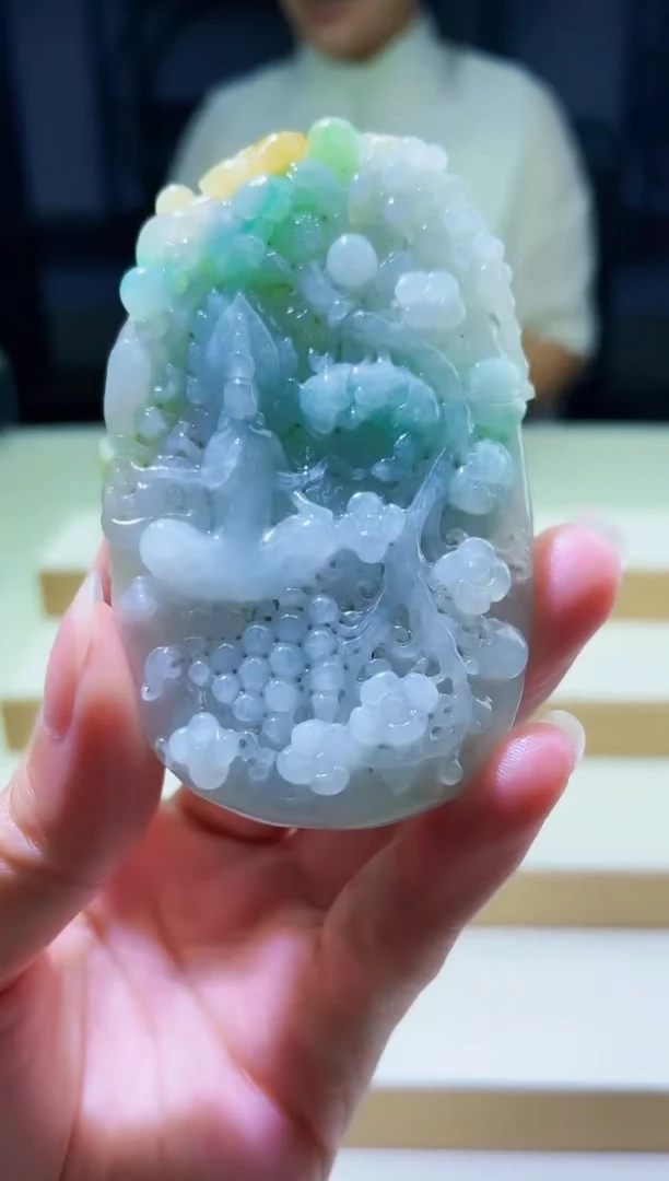未镶嵌定制翡翠毛货10070035