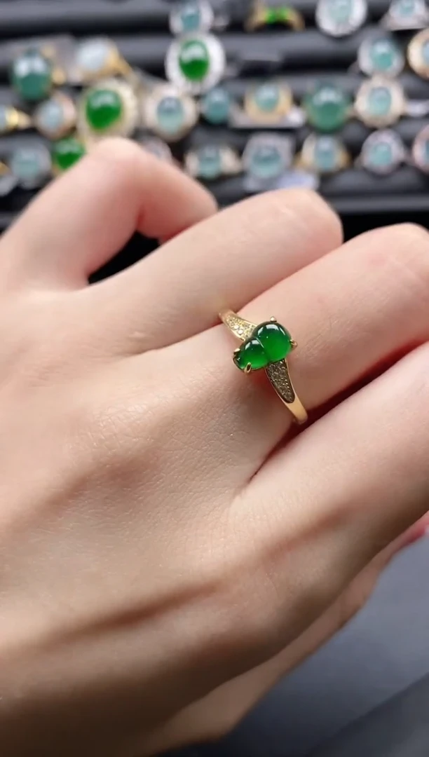 【闪购商品】翡翠戒指银S925镶嵌11111