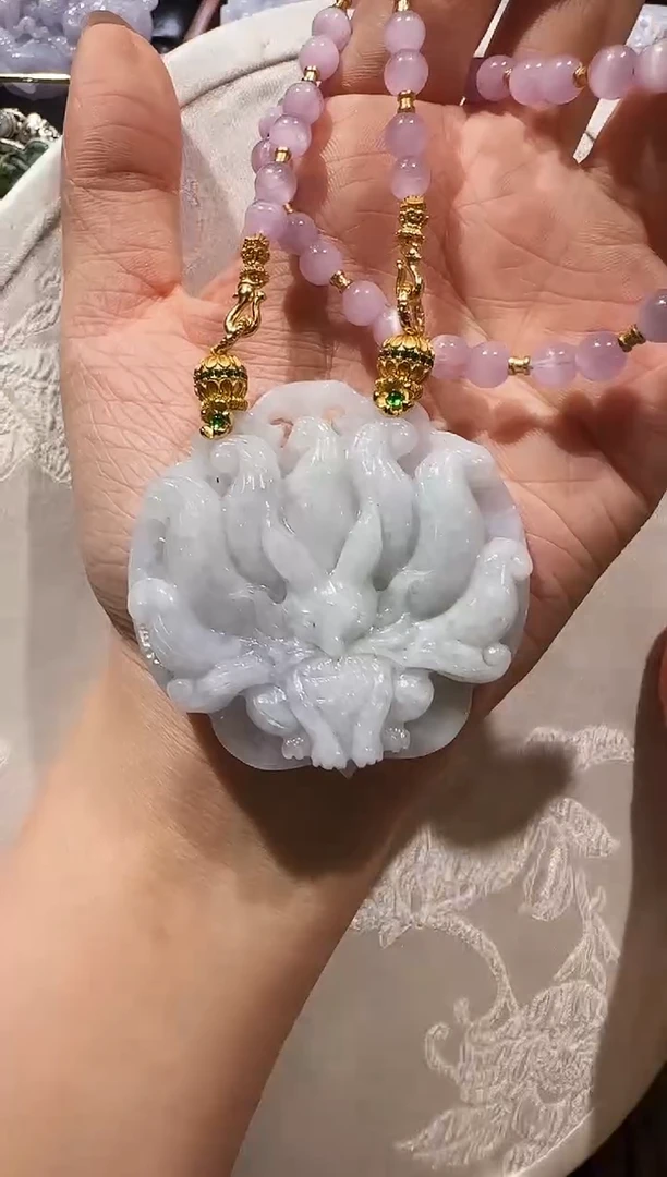 【闪购商品】翡翠颈饰未镶嵌国风