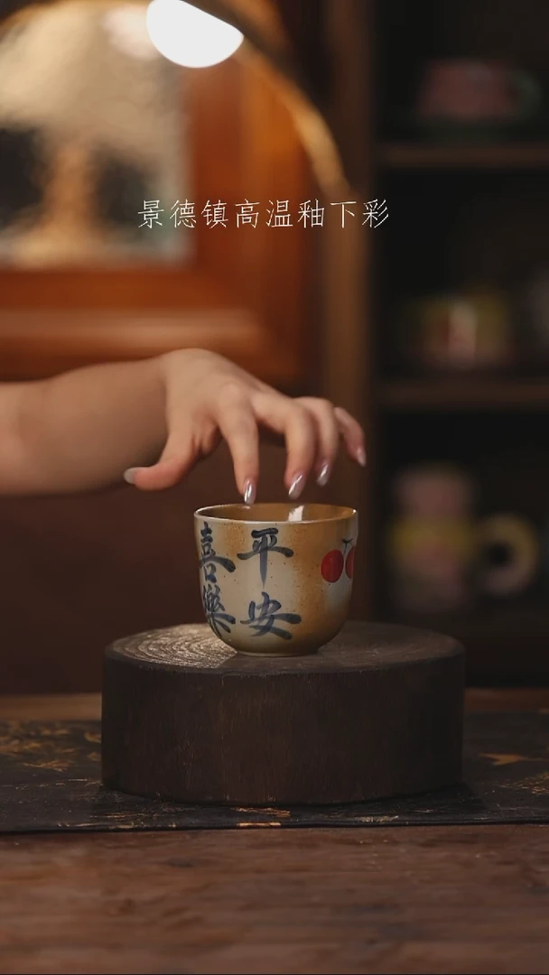 陶瓷景德镇高温釉下手绘陶瓷185
