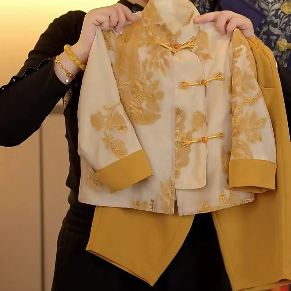 【喜上眉梢】2025春夏新品原创新中式汉服国风套装MJC256040