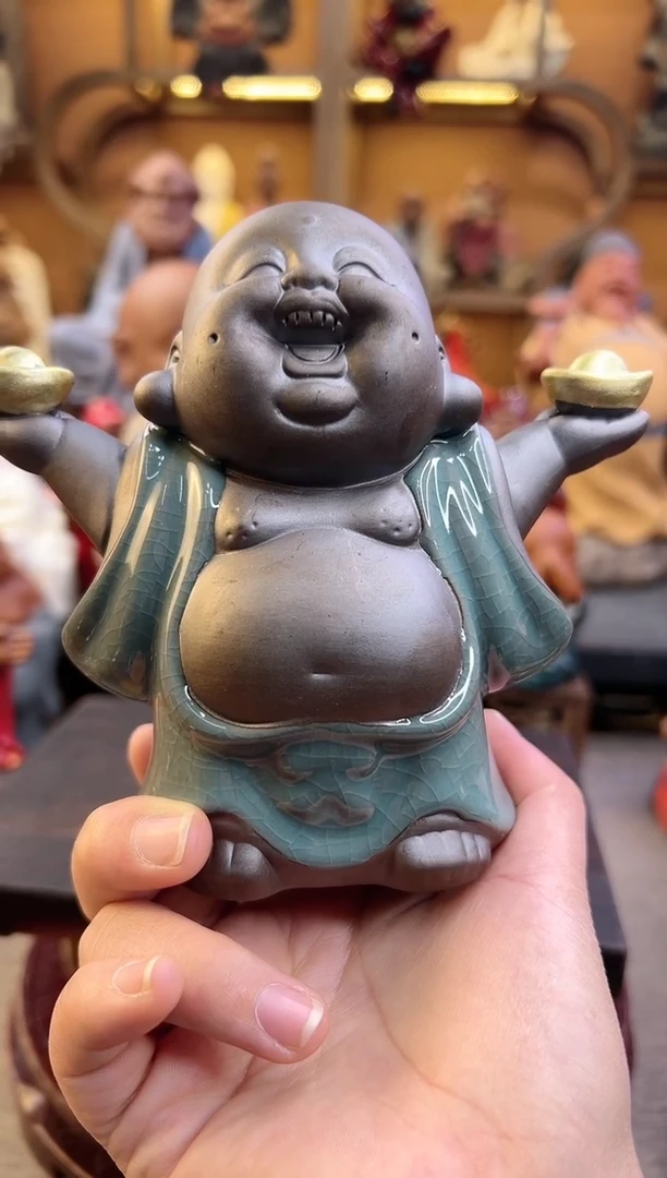 紫砂茶宠器闵紫砂茶宠摆件