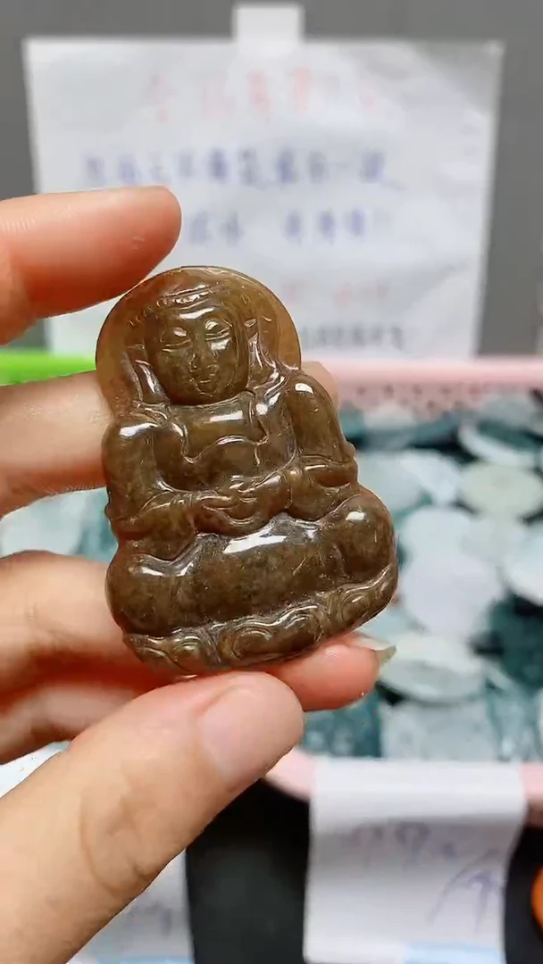 【闪购商品】翡翠颈饰未镶嵌天然翡翠A货