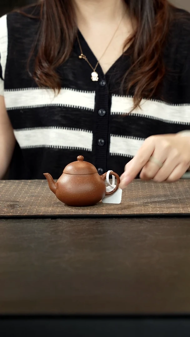 茶壶紫砂M*高桃花泥梨式120cc
