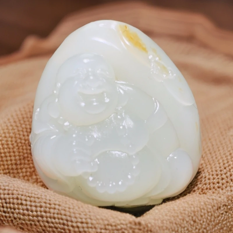 和田玉未镶嵌吊坠(不含链)