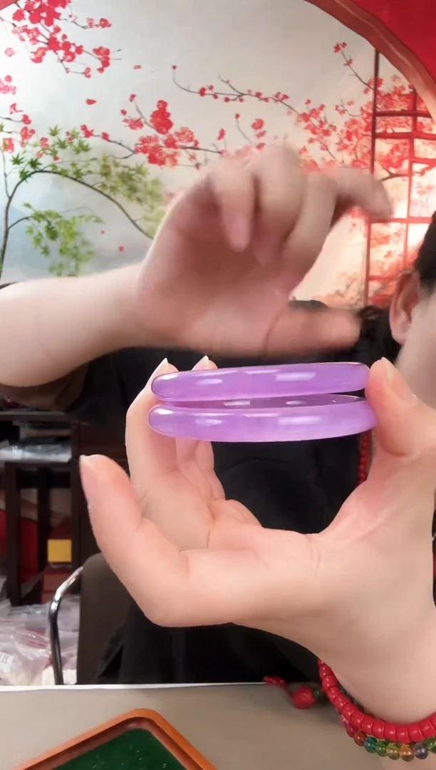 直播专属链接紫色细贵妃手镯