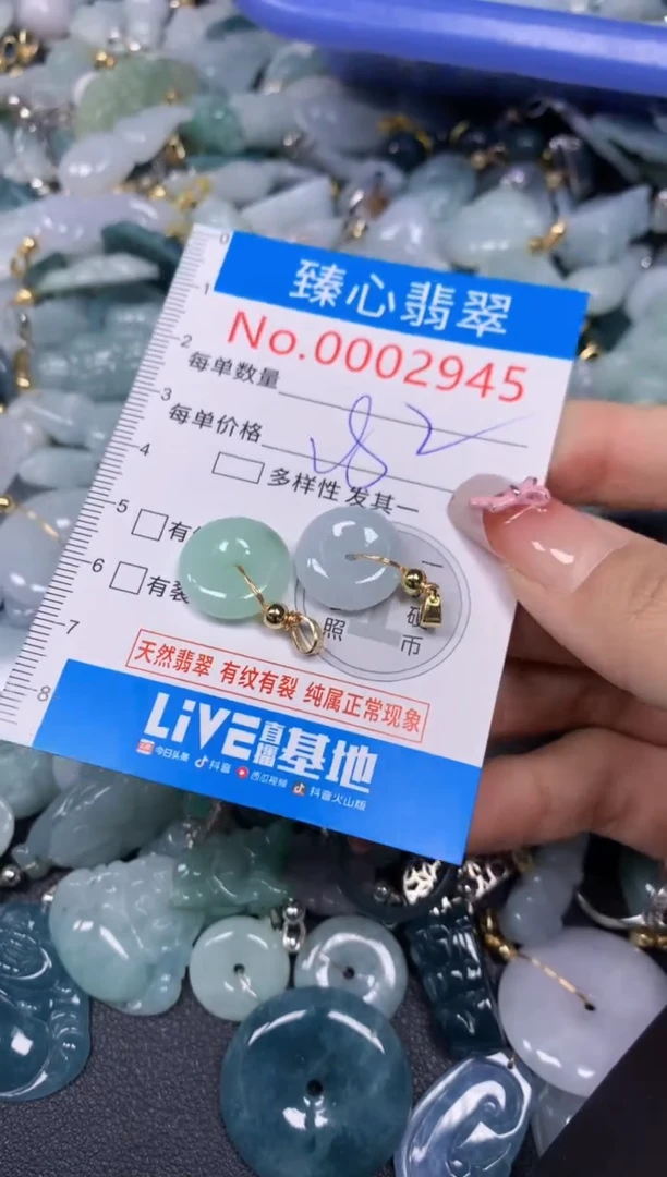 【闪购商品】翡翠颈饰未镶嵌含绳0002945