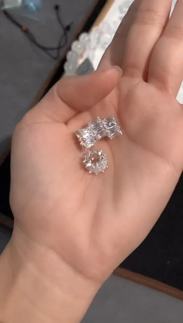 【闪购商品】水晶手链未镶嵌8号大方钻配件(4个一份