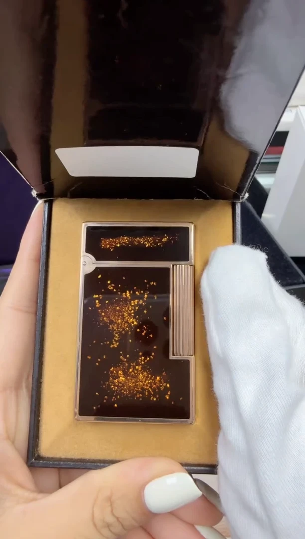 纯铜盒*都家黑洒金