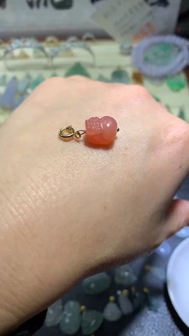 【闪购商品】南红玛瑙颈饰合金073南红吊坠