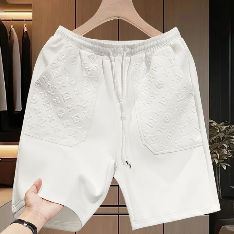 【轻奢男装-纯色c】X1945夏季新品欧美风钢印轻奢痞帅男装